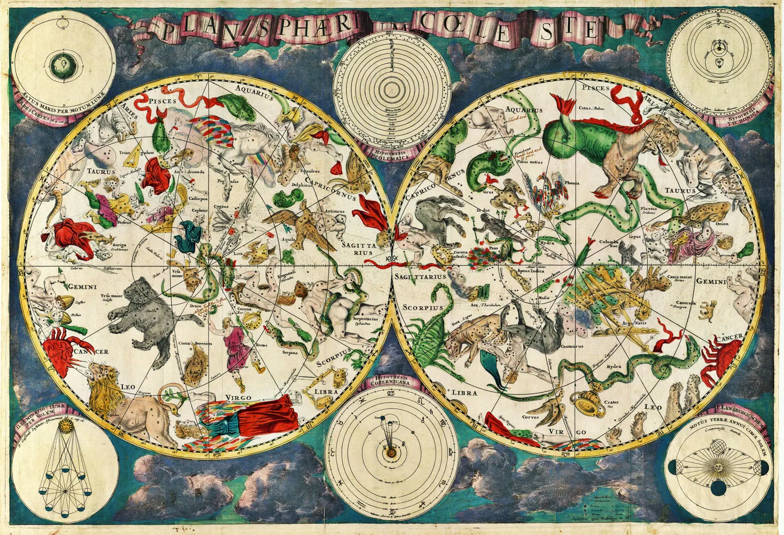 Planisphaerum Coeleste (Frederik de Wit, 1670)