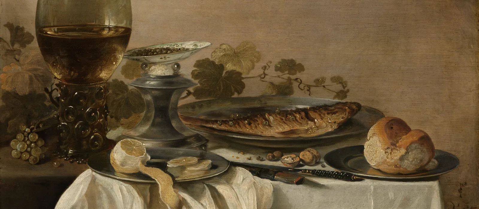 Still Life with Fish (Pieter Claesz, c. 1647)