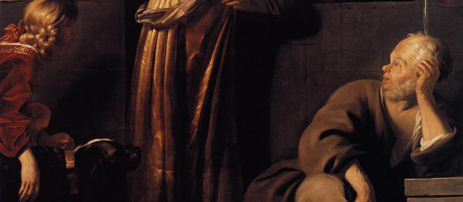 Xanthippe Dousing Socrates (Reyer van Blommendael, c. 1655)