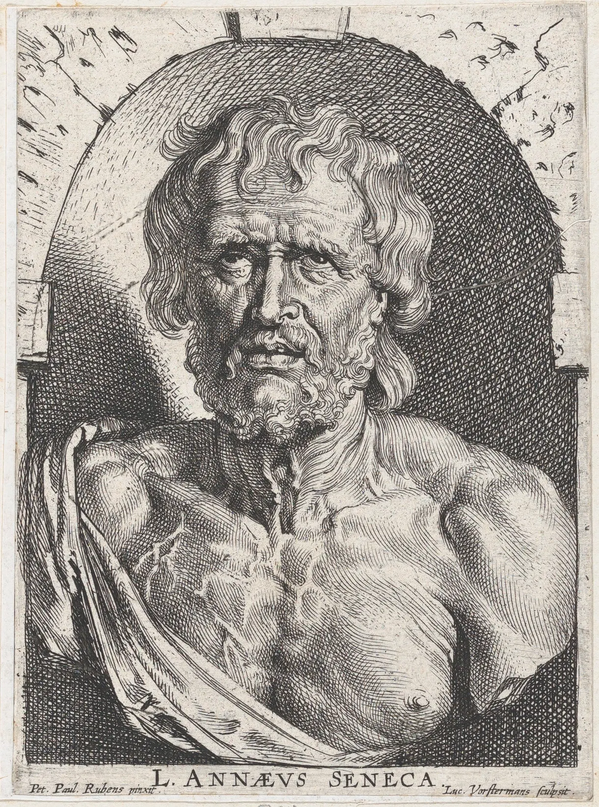 The Bust of Seneca in a Niche (after Rubens, c. 1620)